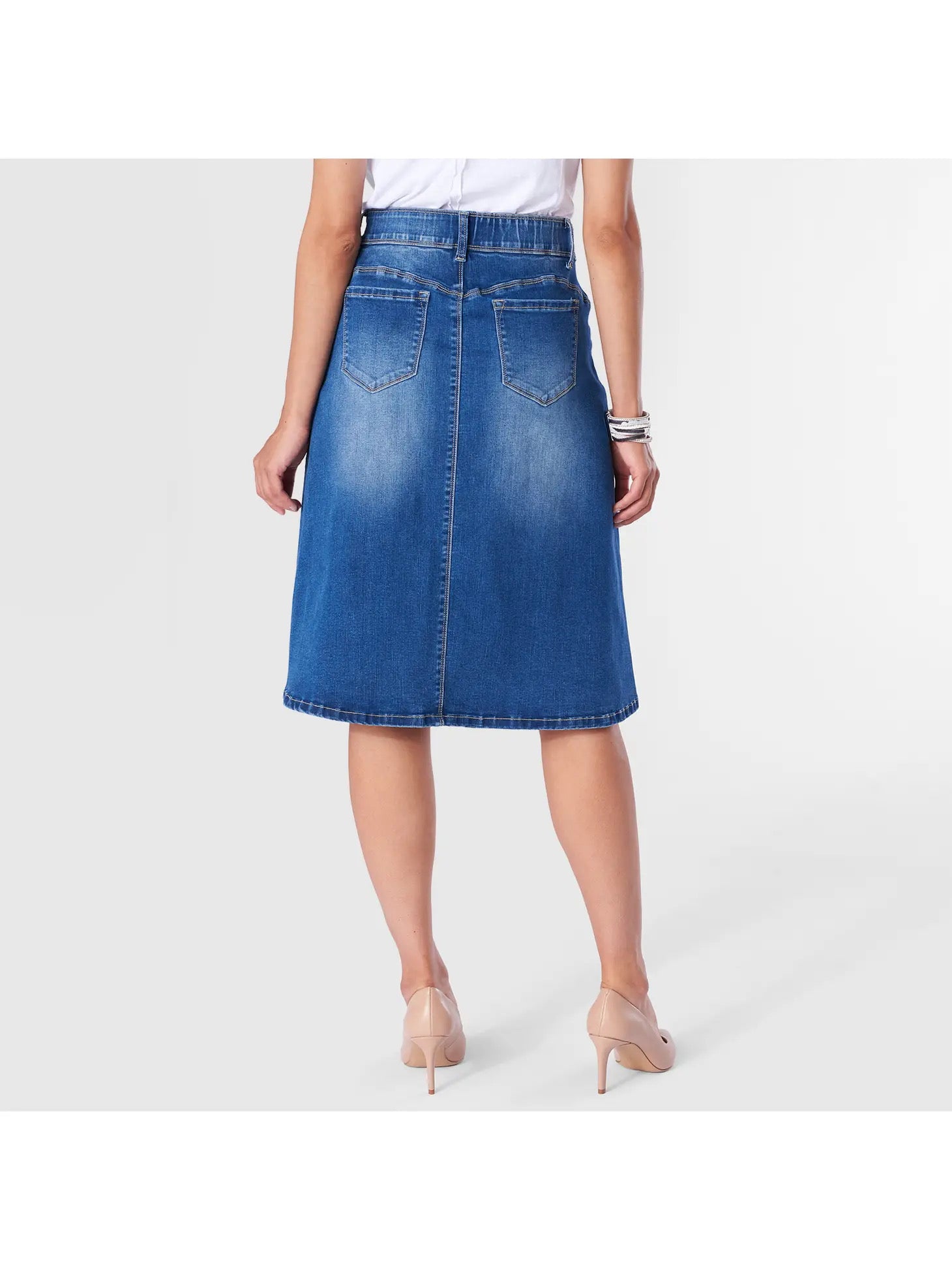 Denim Skirt High Waist Zip Front Open Fork Hem Fashion Denim Factory Jeans  - China Denim Jeans and Jeans price | Made-in-China.com
